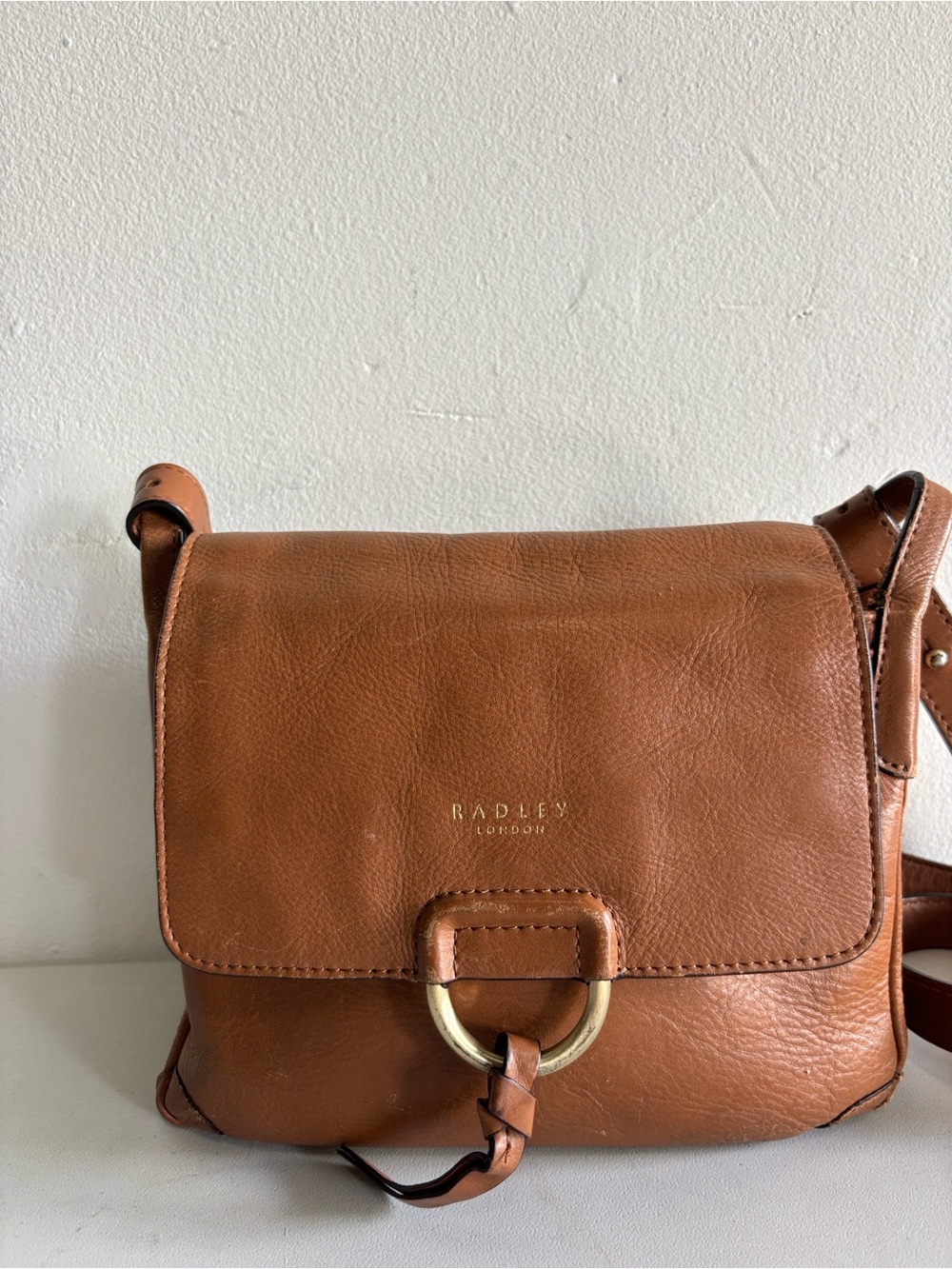 Radley London Lambeth Mews Tan Leather Crossbody Bag